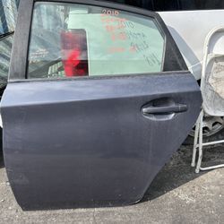 2010 - 2015 Toyota Prius Rear Door Driver Side Gray 8V1