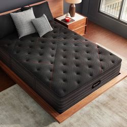 BeatyRest Black C-Class King Size Mattress 16” Pillow Top – Direct from Factory, Sealed in Plastic Ready for Same-Day Delivery!
