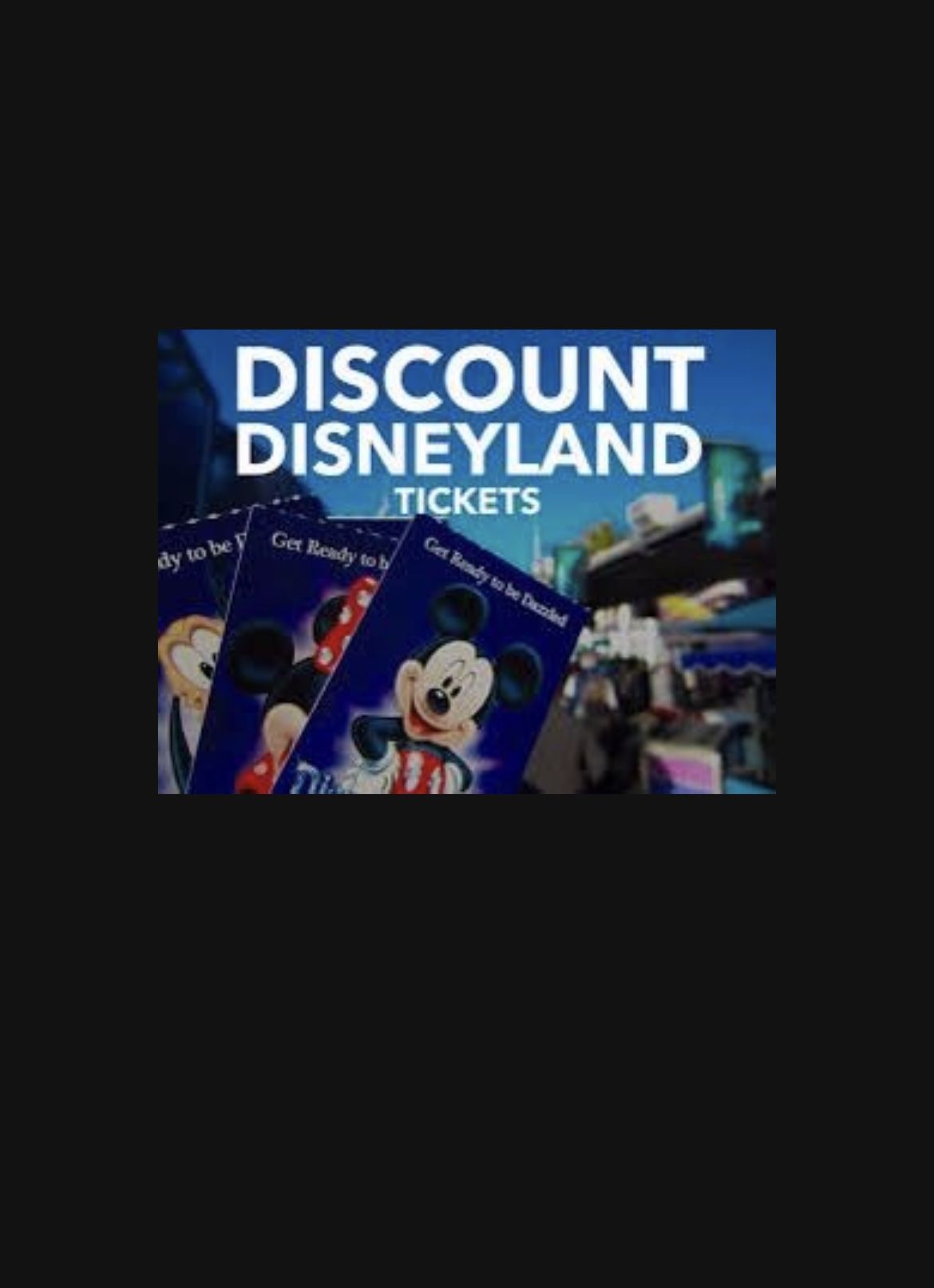 Need Disneyland Ticket for Sale in Montclair, CA OfferUp