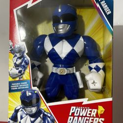 Playskool Heroes Mega Mighties 10" Power Ranger Blue Ranger Hasbro 2018 NIB