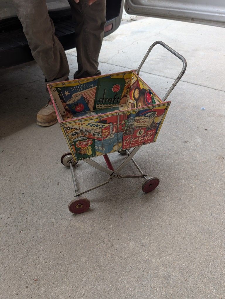 Vintage Toy Cart