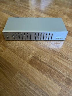 Vintage Technics SH-8025 7-Band Stereo Graphic Equalizer Silver Face
