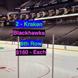 Kraken Blackhawks Tickets 