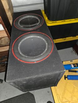 Rockford Fosgate 2-12" Subwoofers
