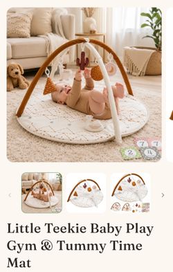 Little Teekie Baby Play Gym & Tummy Time Mat