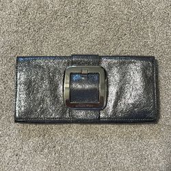 Michael Kors metallic clutch