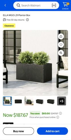 NIB Ella MGOL31 Planter Box