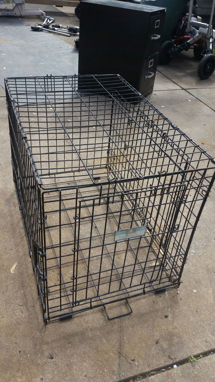 Top 30 inch double door folding crate