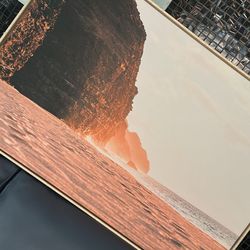 New Arrival ••• H24in x W36in  Canvas Framed Art decor home:            “Ocean Light” 🌄