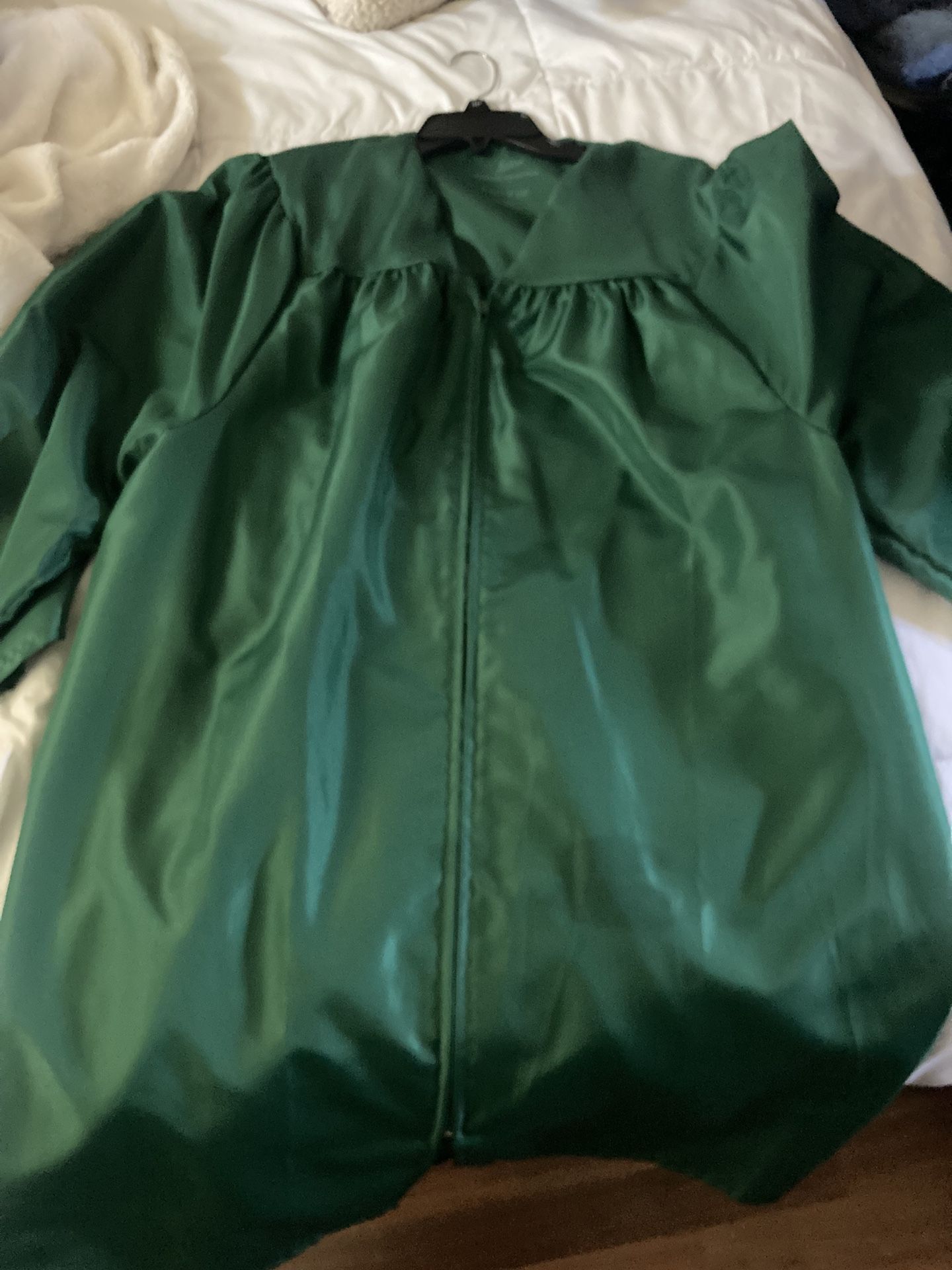 Green Graduation Gown