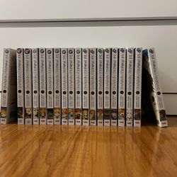 Volumes 1-19 of The Promised Neverland