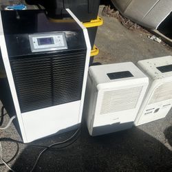 Bundle: 3 Dehumidifiers- 2x70-pint + 180-pint Commercial- $300 OBO