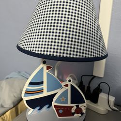 Sailboat Nursery Lamp 