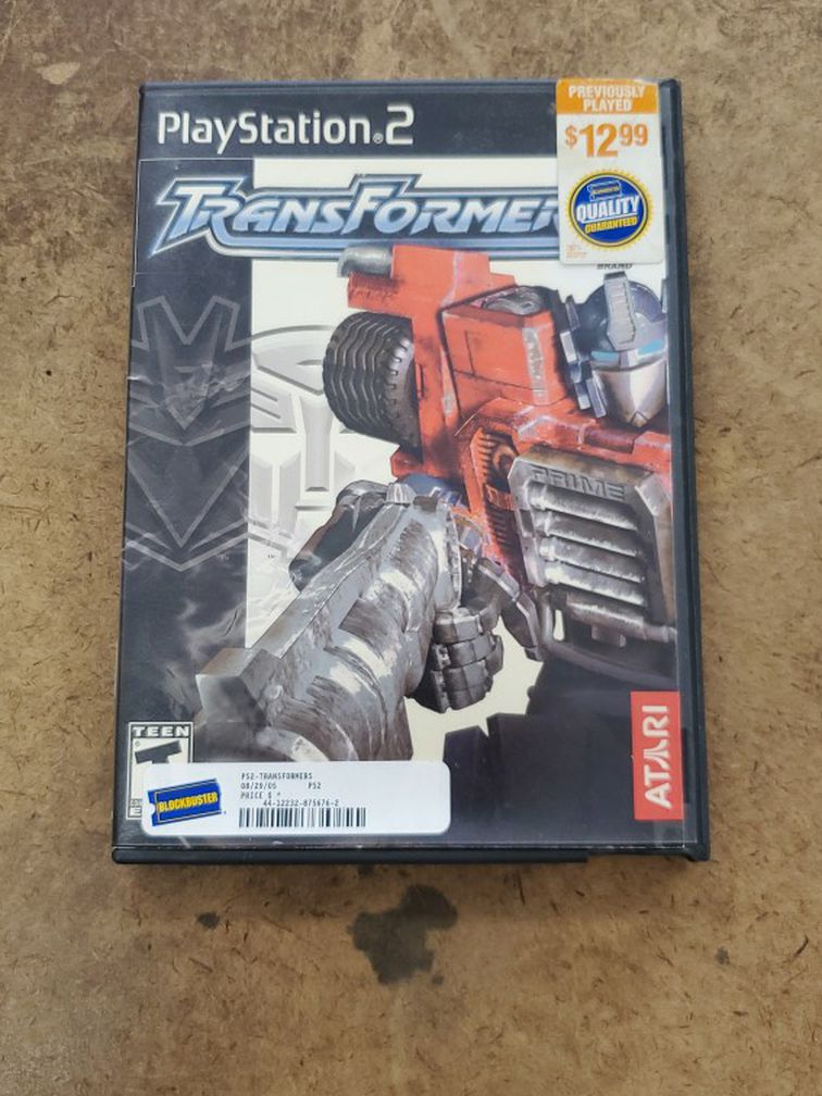 Sony Ps2 Transformers