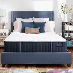 King Size Mattress Stearns & Foster Estate Rockwell Luxuri Firm 12” Inches New From Factory With its Plastic Delivery Same Day