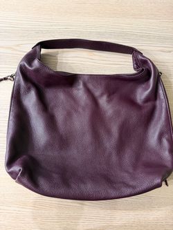 Rebecca Minkoff Purple Leather Hobo Shoulder Bag