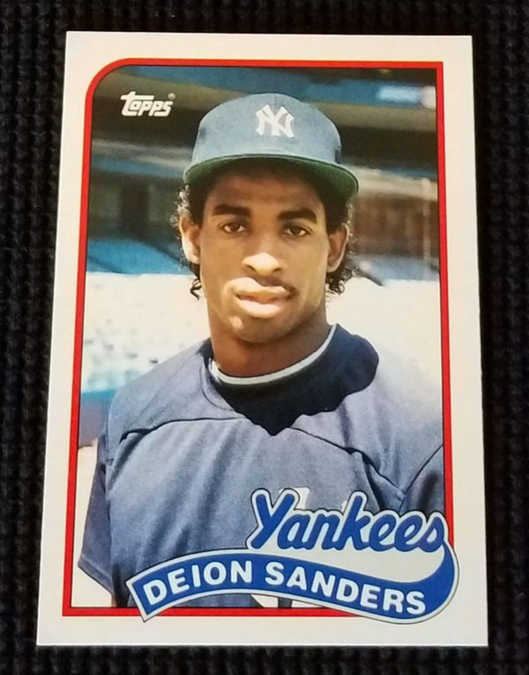 NEW! 1989 Topps Traded #110T DEION SANDERS Yankees ROOKIE RC 2-Sports Athlete