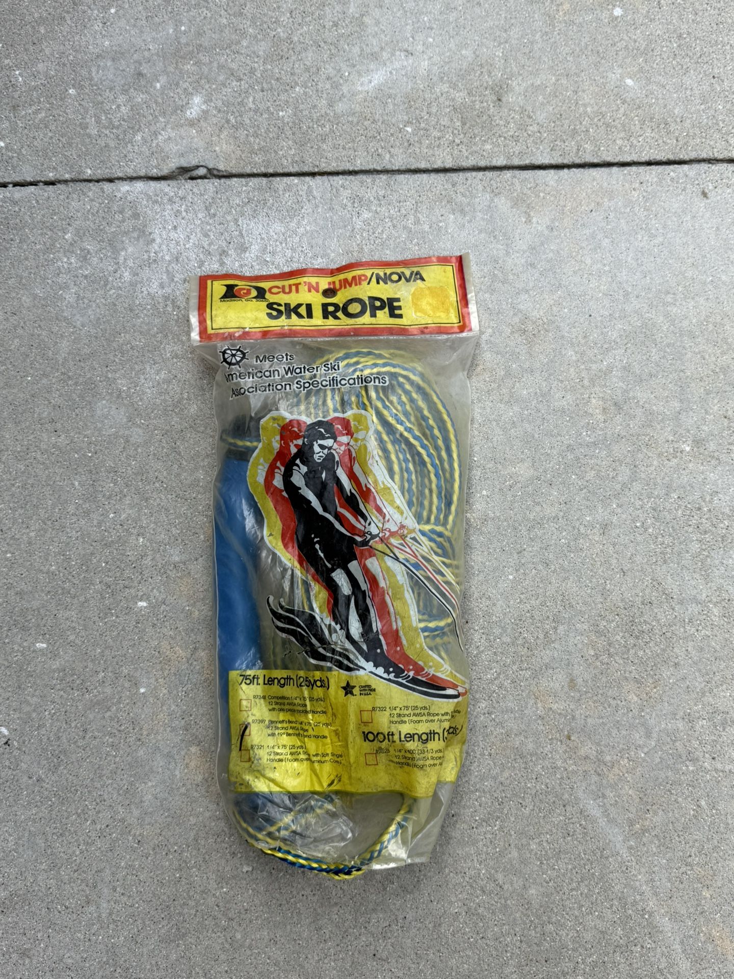 75 Foot Single Handle Ski Rope