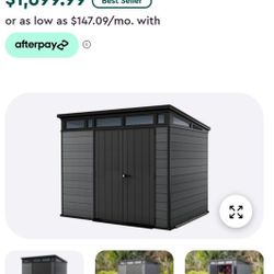 Keter Cortina 9x7 Storage Shed $1,100