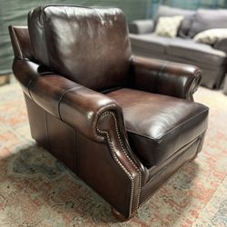 Genuine Leather Sofa Chair NEW Wayfair 