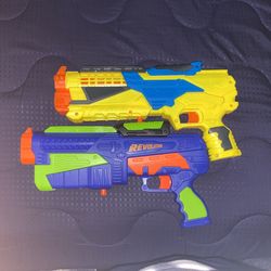 Two Nerf Gun Pistols