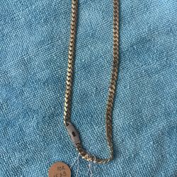   10k CHAIN. 15.3 gr.  6mm.     18. inch.