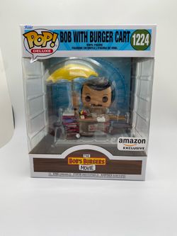 (NEW) Funko POP! Deluxe The Bob’s Burgers Movie #1224 Bob with Burger Cart