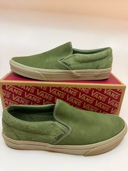 Vans Classic Slip-On Suede Mix "Elm Green / Olive" – Brand New in Box (BNIB)