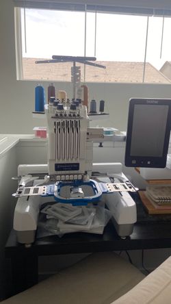 Brother pr670e entrepreneur 6 needle embroidery machine