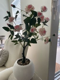 Faux rose plant