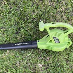 PORTLAND 12 Amp, 3-In-1 Electric Blower Vacuum Mulcher TESTED WORKS GOOD