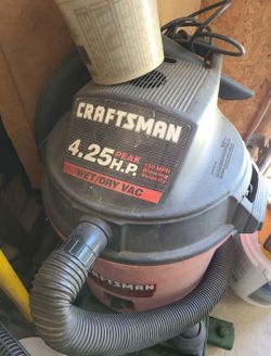 Craftsman 4.25 HP Wet/Dry Vacuum