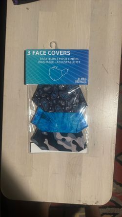 3 Face Covers
