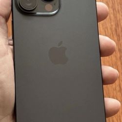 iPhone 15 Pro Max in Black Titanium with 256GB
