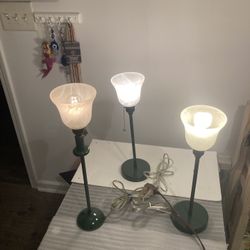 Stainless Steel 17” New Lamps Hunter Green  