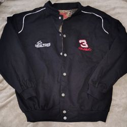 Vintage NASCAR Chase Authentics Dale Earnhardt Realtree Reversible Jacket 
