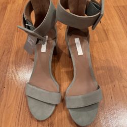 sage green heels