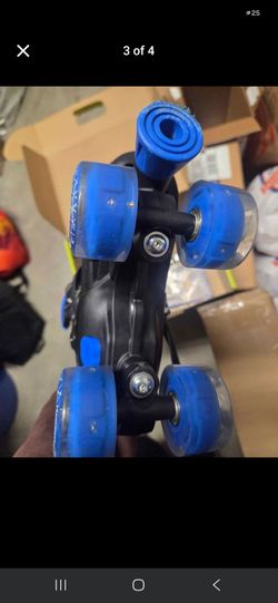 MammyGoL Adjustable Roller Skates Blue Black