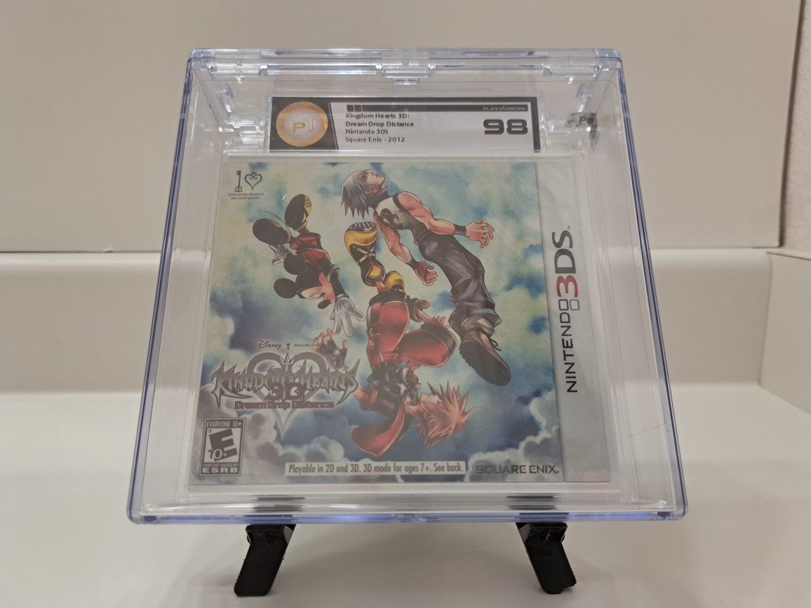 Brand New Sealed Nintendo 3DS Kingdom Hearts 3D Dream Drop Distance Player 1 Grading 98 