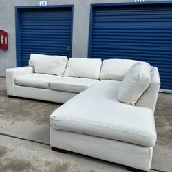 Z-Gallerie Down Feather Sectional Couch 🛻Delivery Available🛻