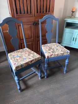Beautiful restored chairs $70 both