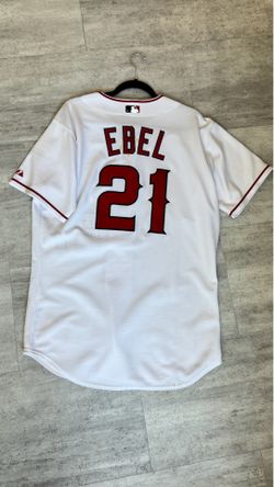 Authentic Angels baseball game worn jersey #21 Size 44