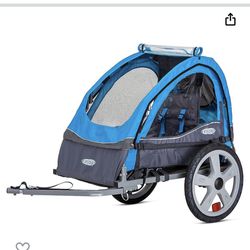 Instep Bike Trailer for Toddlers, Kids, Single and Double Seat, 2-In-1 Canopy Carrier, Multiple Colors