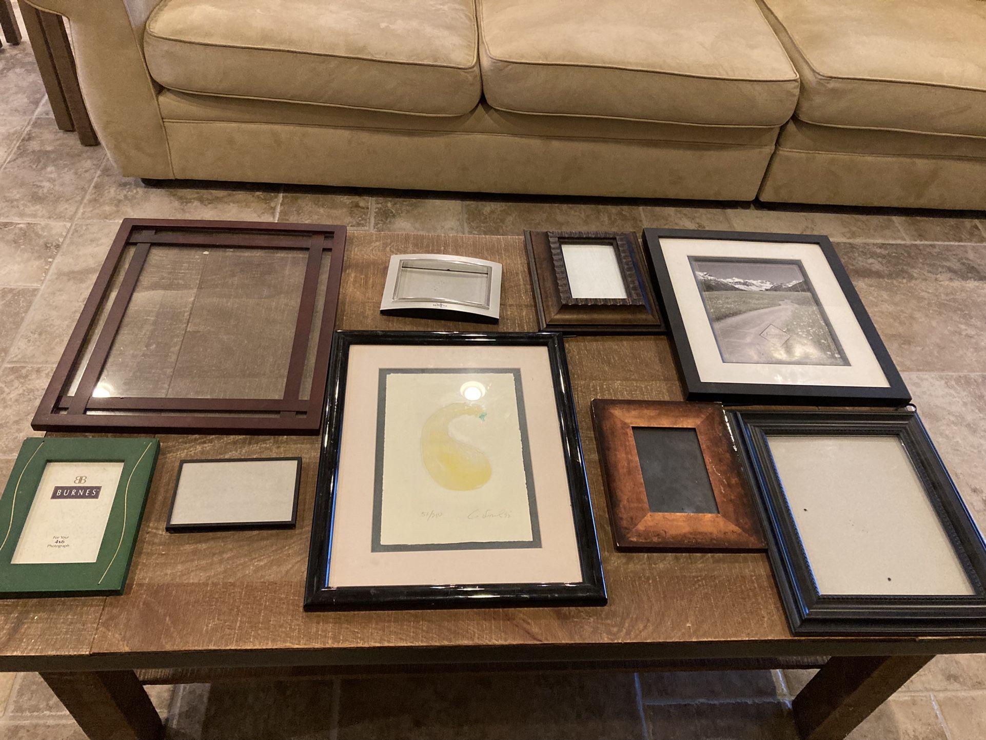 Large Lot of Picture Frames