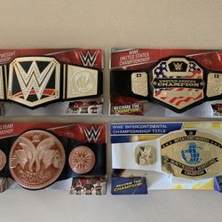 WWE Wrestling Kids Play Belts Become The Champion 