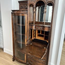 Antique Dresser Desk Combo