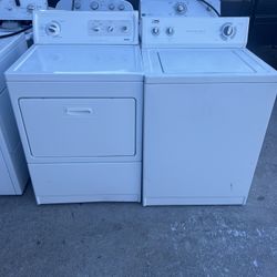 Whirlpool Washer With A Kenmore Dryer, with Warranty And Free Delivery 