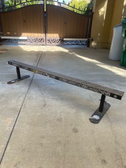 Element Skate Grind Rail / Flat Bar, 8 feet, Adjustable