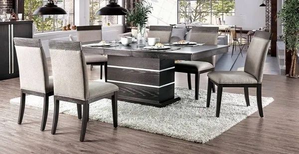 PCS Morning Collection dining set 18 Expandable Leaf Now