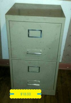 2 drawer file cabinet